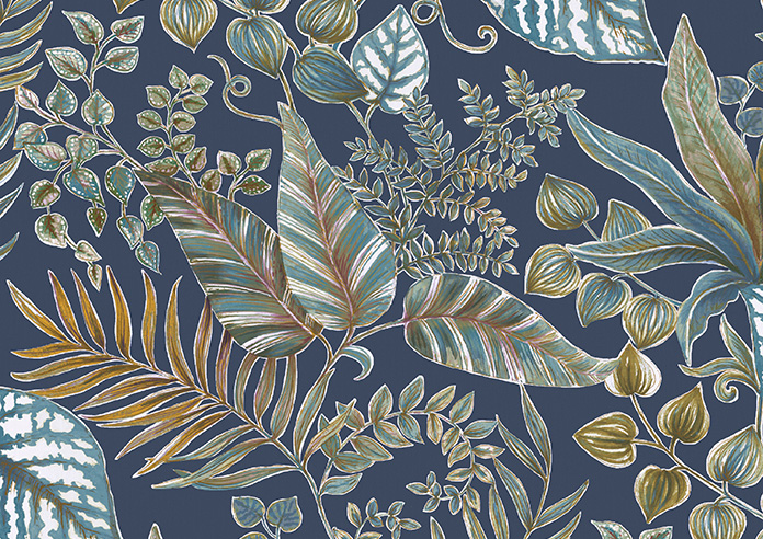Paloma, Indigo - Twist&Fit Roller Blind - Image 6